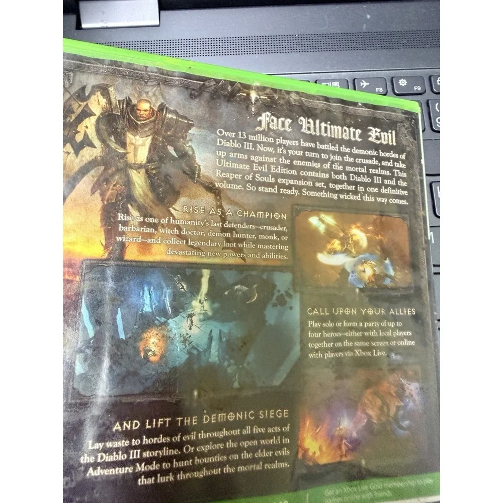 Diablo III Ultimate Evil Edition Reaper of Souls Microsoft Xbox 360 Blizzard‎